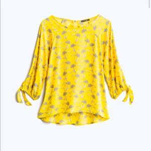 Papermoon size Small Yellow print top